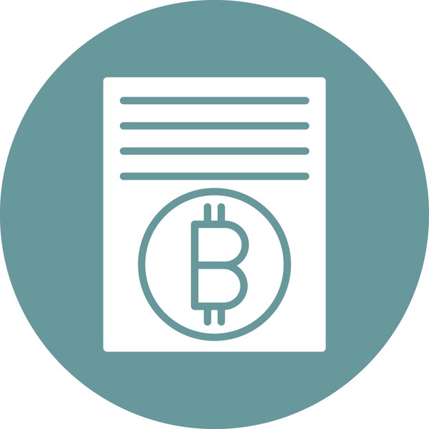Vector Design Digital Ledger-Ikonen-Stil