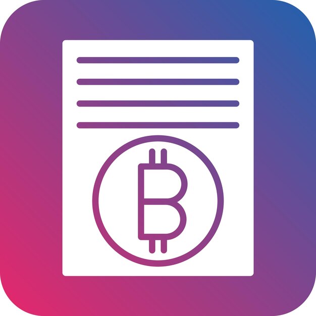 Vector Design Digital Ledger-Ikonen-Stil