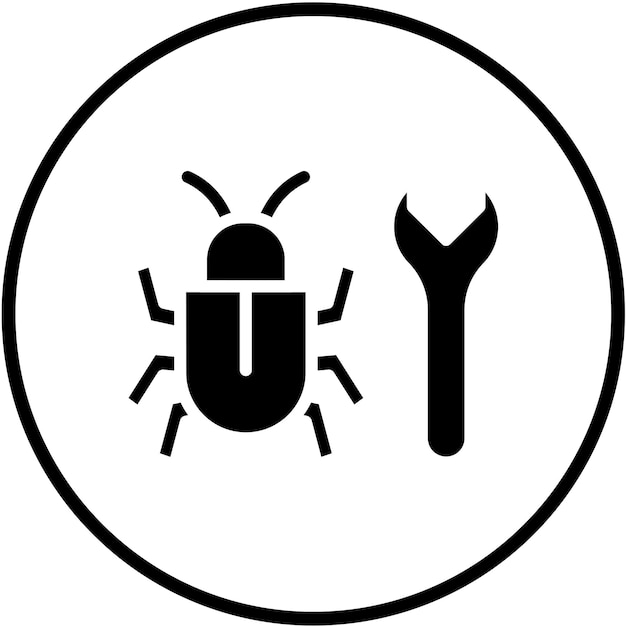 Vector-Design-Fehlerbehebung des Icon-Stils
