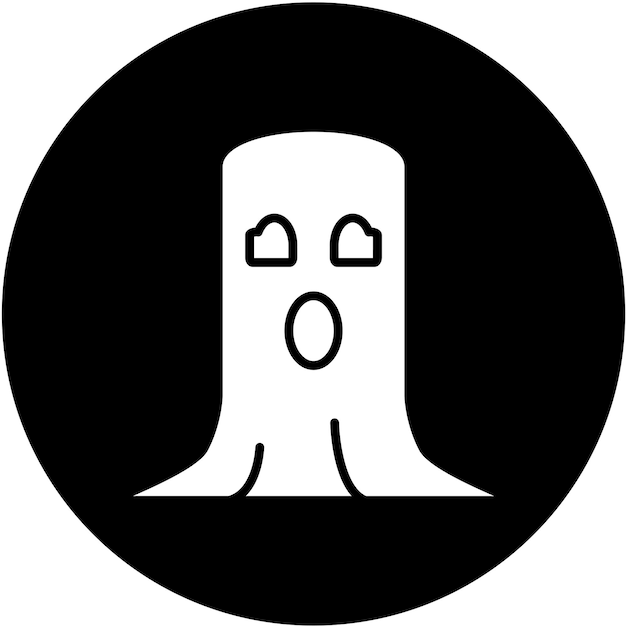 Vektor vector design ghost icon style