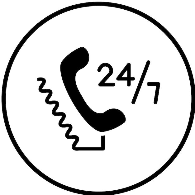 Vektor vector design helpline-symbol-stil