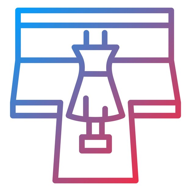 Vector Design Modeshow-Ikonen-Stil