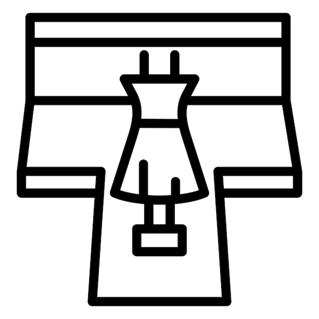 Vector Design Modeshow-Ikonen-Stil