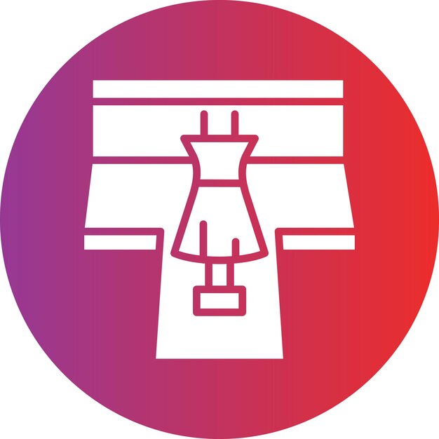 Vector Design Modeshow-Ikonen-Stil