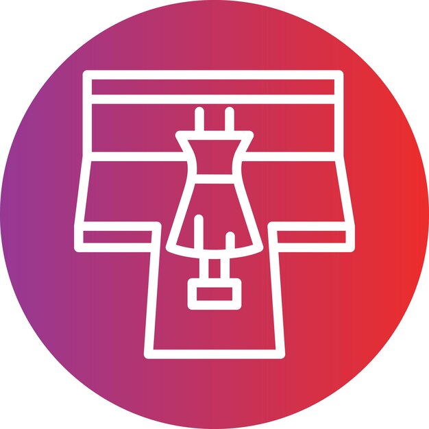 Vector Design Modeshow-Ikonen-Stil