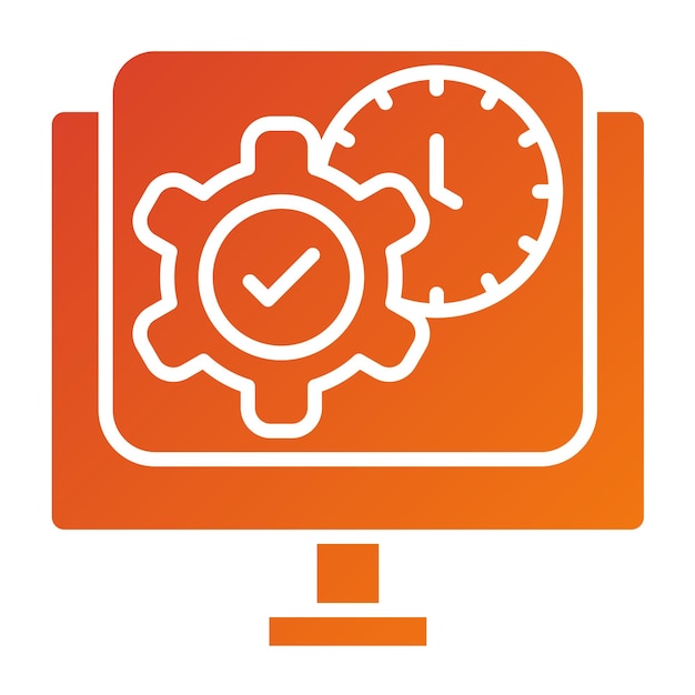 Vector Design Projektverwaltung App-Symbol-Stil