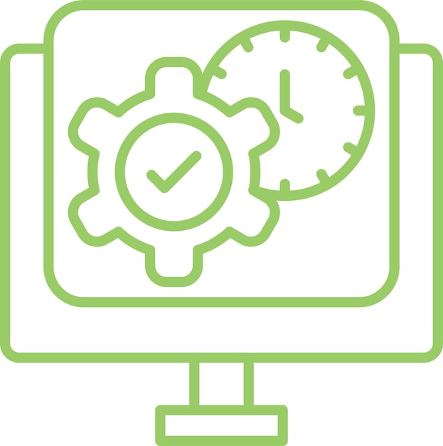 Vector Design Projektverwaltung App-Symbol-Stil