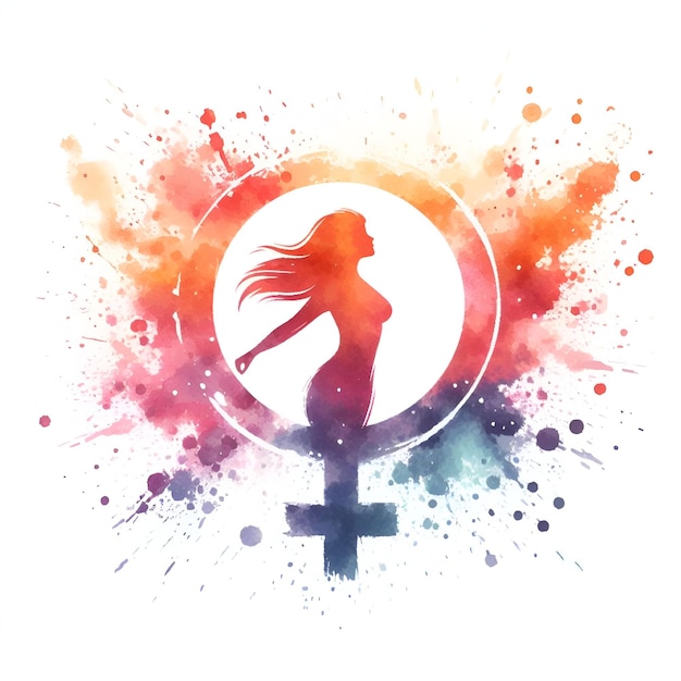 Vektor vector-logo für den tag der frauen