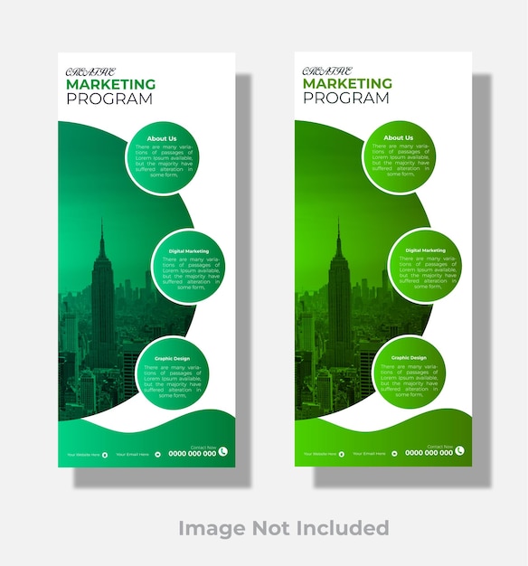 Vektor vector modernes, einzigartiges business-roll-up oder stand-banner-design