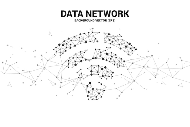 Vector polygonlinie schließen bewegliche datenikonenbeschilderung an