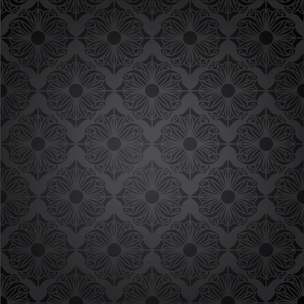 Vector Seamless Pattern mit floralen Elementen