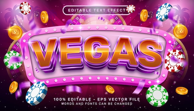 Vegas 3d-texteffekt und bearbeitbarer texteffekt