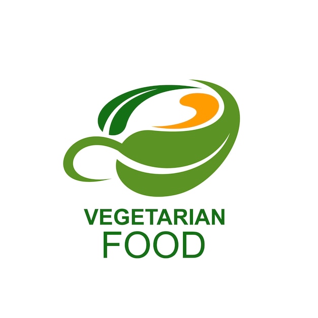 Vegetarisches Essen, grünes Blatt der Gemüseküche