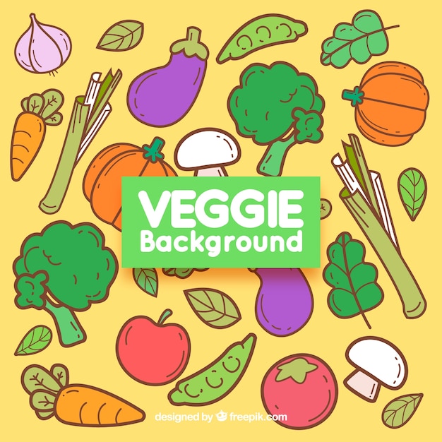 Veggie-hintergrund