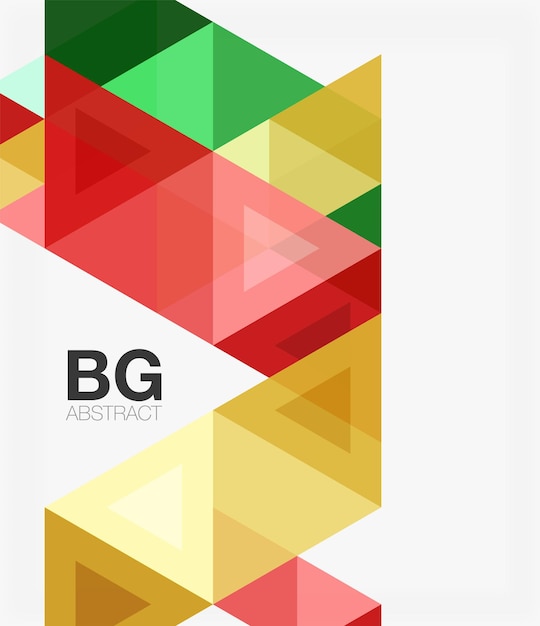 Vektor abstrakte bunte Dreieckswiederholung Vektorvorlagenhintergrund für Workflow-Layout-Diagramm-Nummernoptionen oder Webdesign