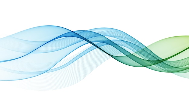 Vektor abstrakte fließende Wellenlinien Hintergrund. Gestaltungselement für die Präsentation. Website-Vorlage