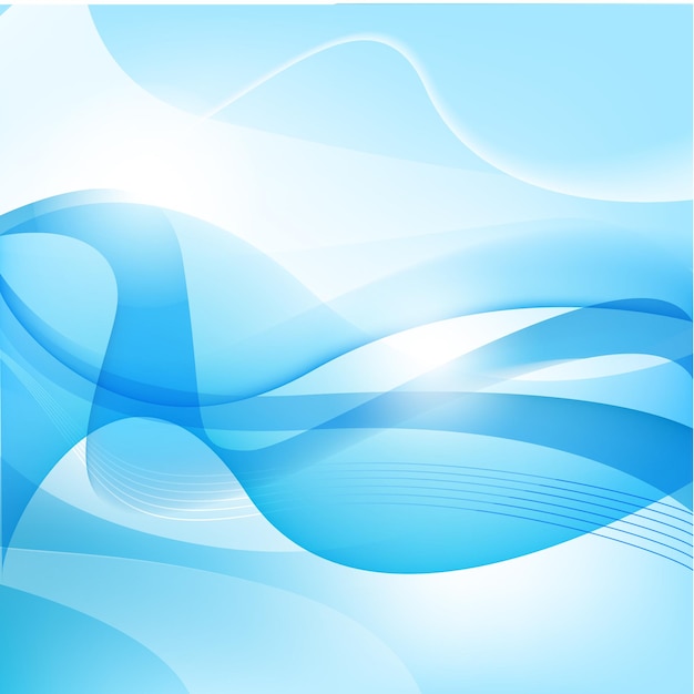 Vektor abstrakter blauer Strom, Fließwasserhintergrund, Tapete
