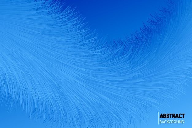 Vektor abstrakter pelziger moderner Hintergrund