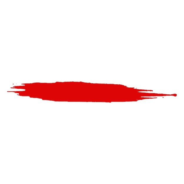 Vektor Aquarell gemalt mit rotem Pinselstrich Farbe oder Blutstropfen Spritzer und Spritzer Textur