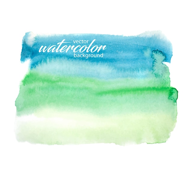 Vektor-Aquarell-Hintergrund. Handgemaltes abstraktes Design.