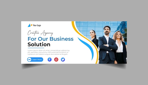 Vektor-Banner-Design für digitale Marketingagenturen