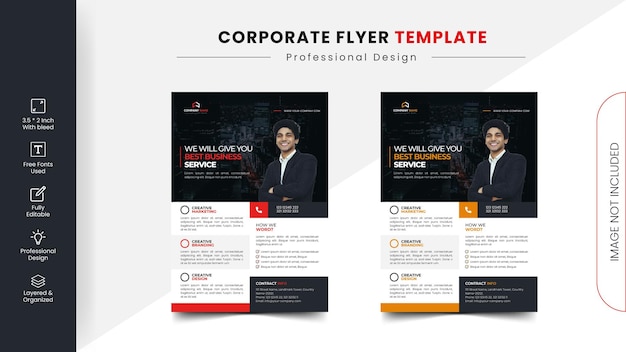 Vektor-business-flyer-design-vorlage