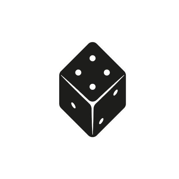 Vektor-Casino-Würfel von authentischen Symbolen Vektor, der rote Würfel rollt, die auf weißem Hintergrund isoliert sind 3D-Brettspielstücke Red Poker Cubes