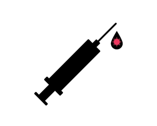 Vektor-Coronavirus-Impfstoff abgeschlossene Entwicklung Ende des Coronavirus-Impfstoff-Arzneimittels Corona-Virus-Injektionsspritze Kampf gegen Coronavirus