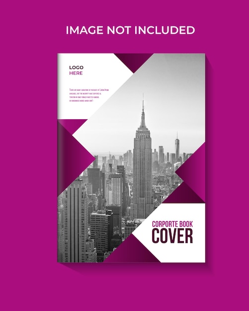 Vektor Corporate Book Cover Design-Vorlage