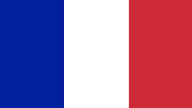 Vektor vektor der französischen flagge