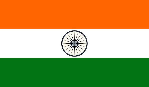 Vektor der indischen flagge