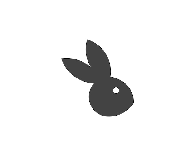 Vektor vektor der rabbit-logo-vorlage