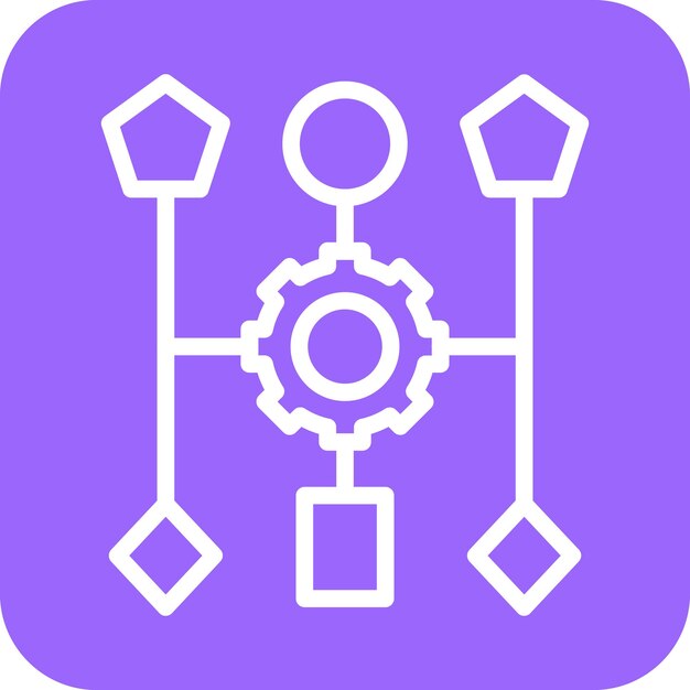 Vektor-Design-Algorithmus-Symbol-Stil