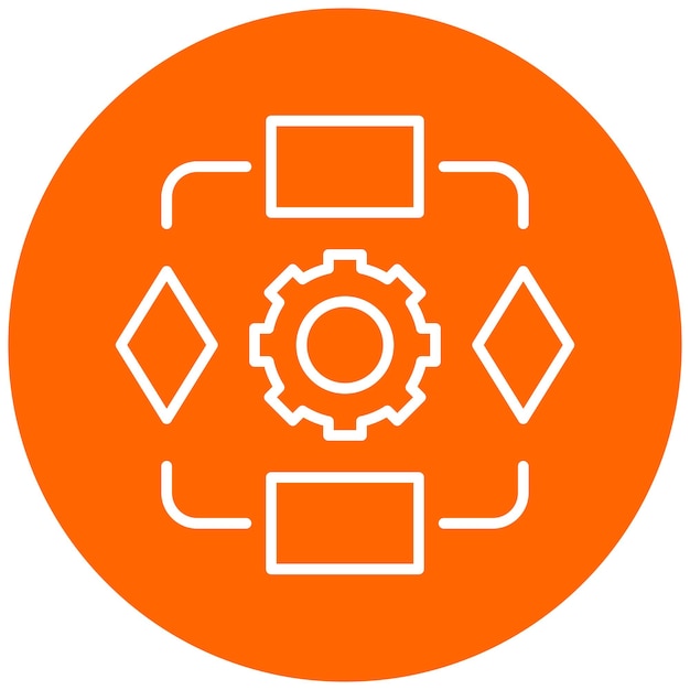 Vektor-Design-Algorithmus-Symbol-Stil