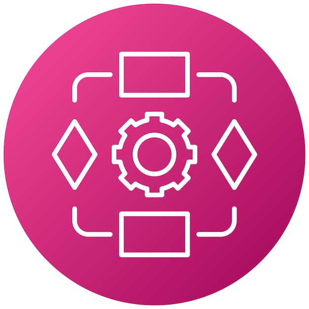 Vektor-Design-Algorithmus-Symbol-Stil
