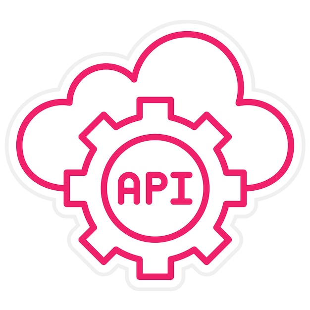 Vektor-Design-Api-Ikonen-Stil