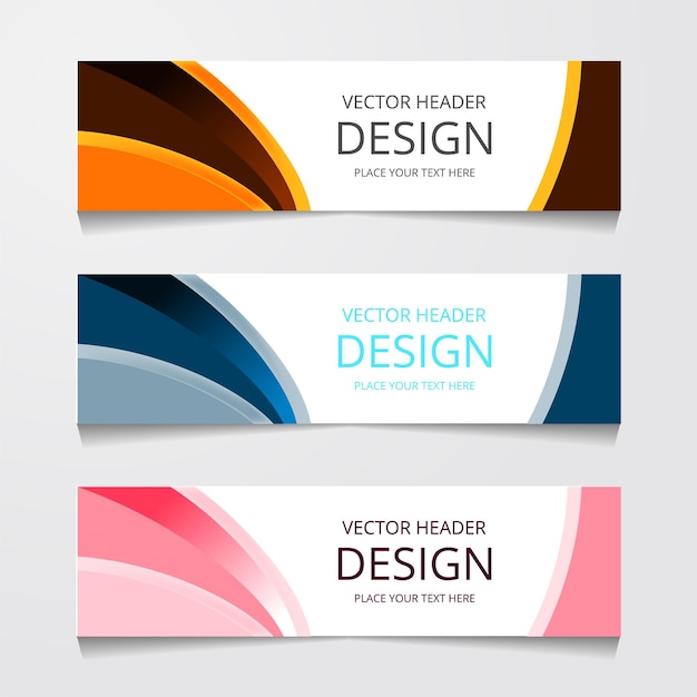 Vektor-Design Banner-Hintergrund modernWeb-Vorlage