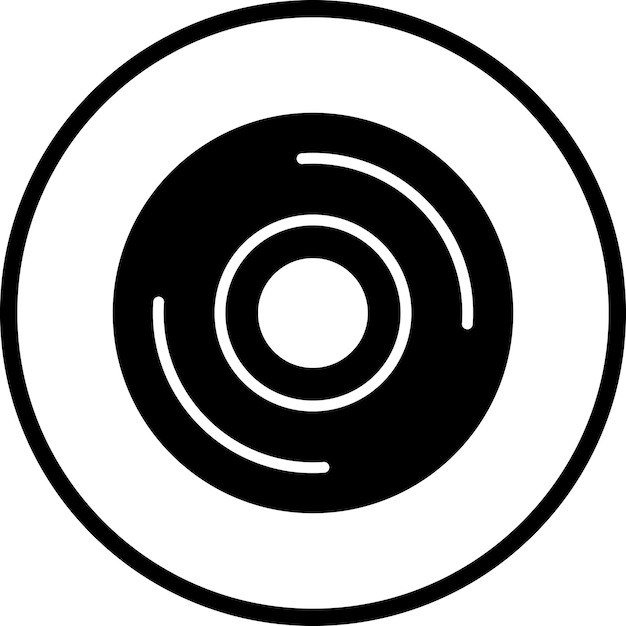 Vektor-Design-Cd-Ikonen-Stil