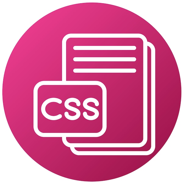 Vektor-Design CSS-Ikonen-Stil