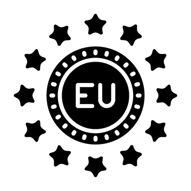 Vektor vektor-design eu icon-stil