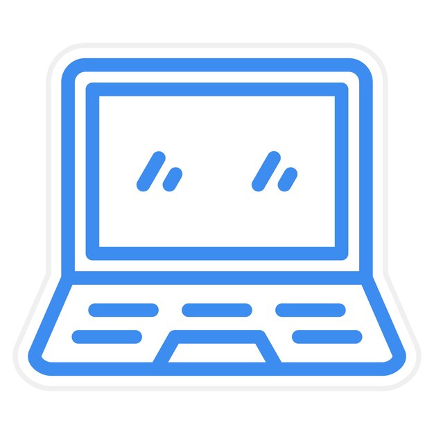 Vektor-Design für Laptop-Ikonen