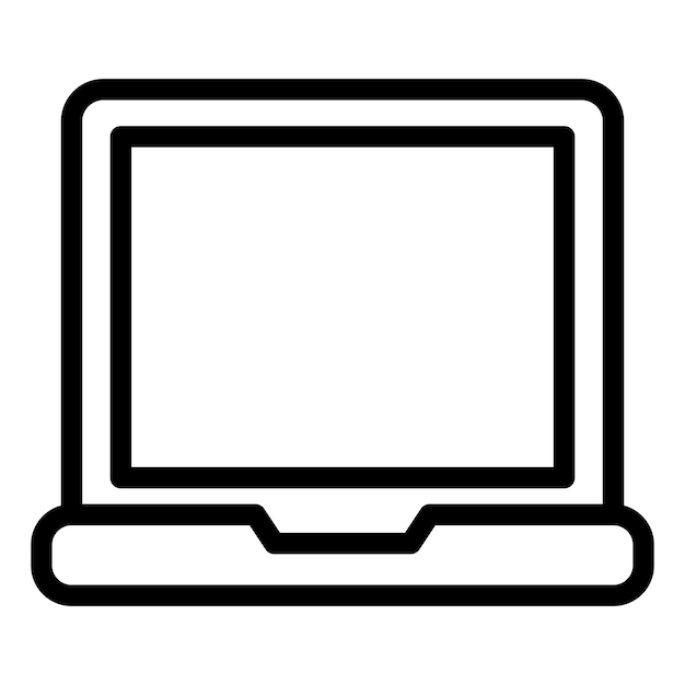 Vektor-Design für Laptop-Ikonen