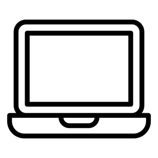 Vektor-Design für Laptop-Ikonen