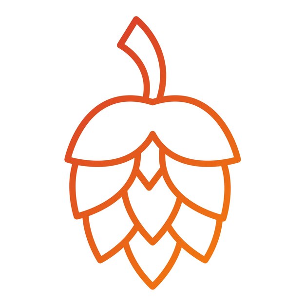 Vektor-Design-Hops-Symbol-Stil