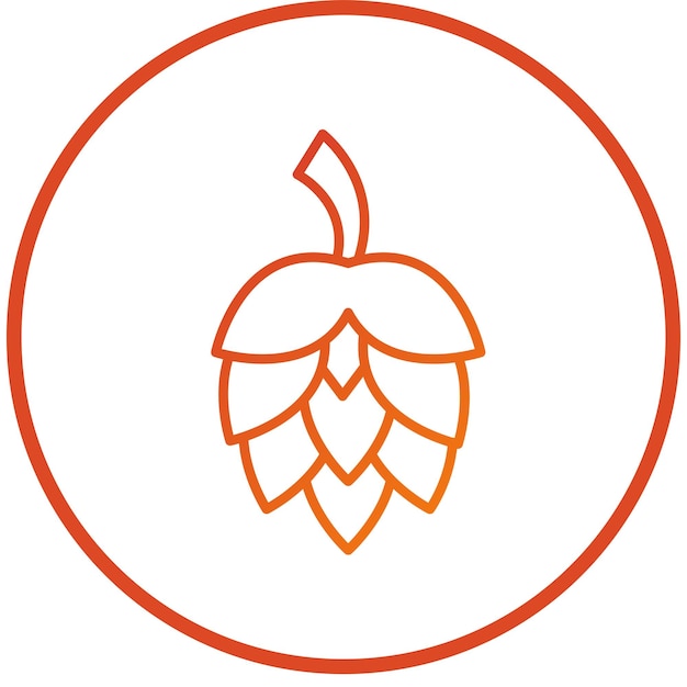 Vektor-Design-Hops-Symbol-Stil