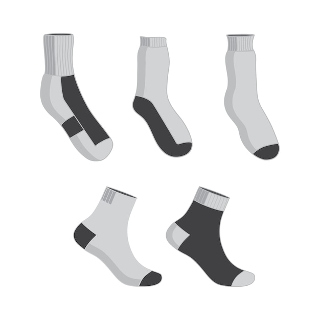 Vektor-design-illustration socken