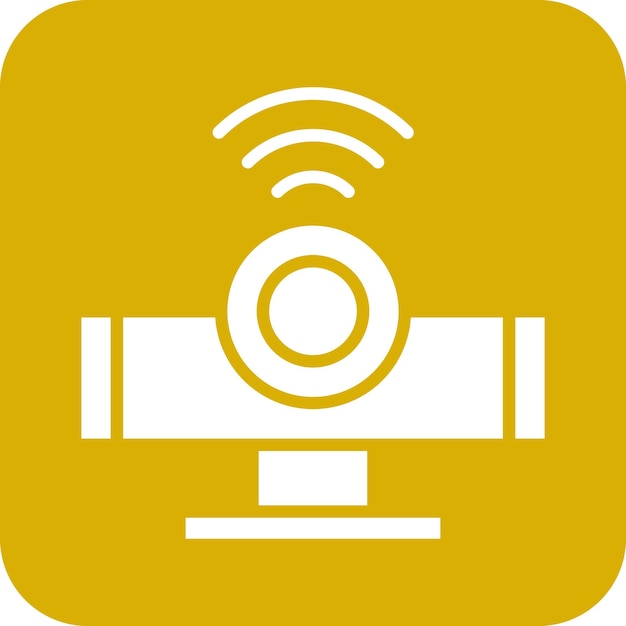 Vektor-Design Infrarot-Sensor-Symbol-Stil