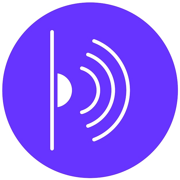 Vektor-Design Infrarot-Sensor-Symbol-Stil
