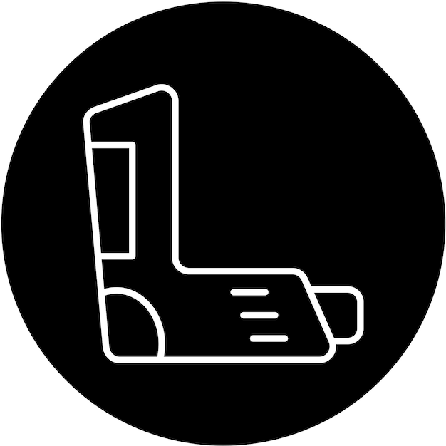 Vektor-Design-Inhalator-Ikonen-Stil