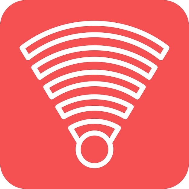 Vektor-Design kostenloser Wifi-Ikonen-Stil